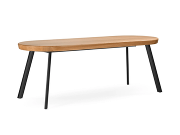 SPOT SP-490W-2-N1 - Backless wooden bench seating by LD Seating - view 2